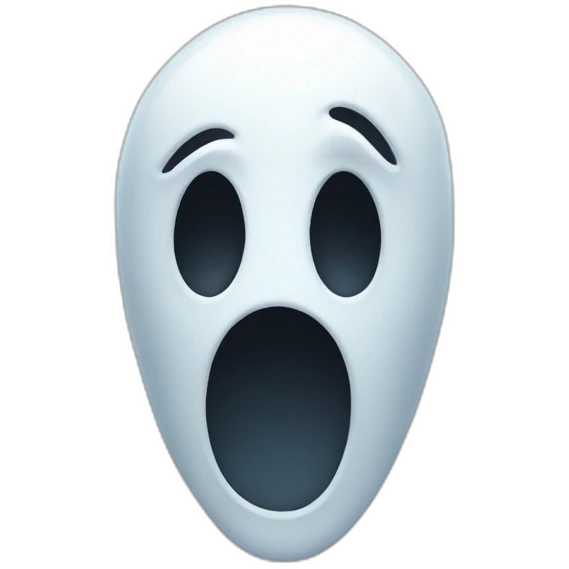 Ghost face emoji