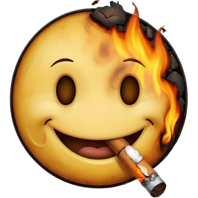 Smiley électrocution emoji