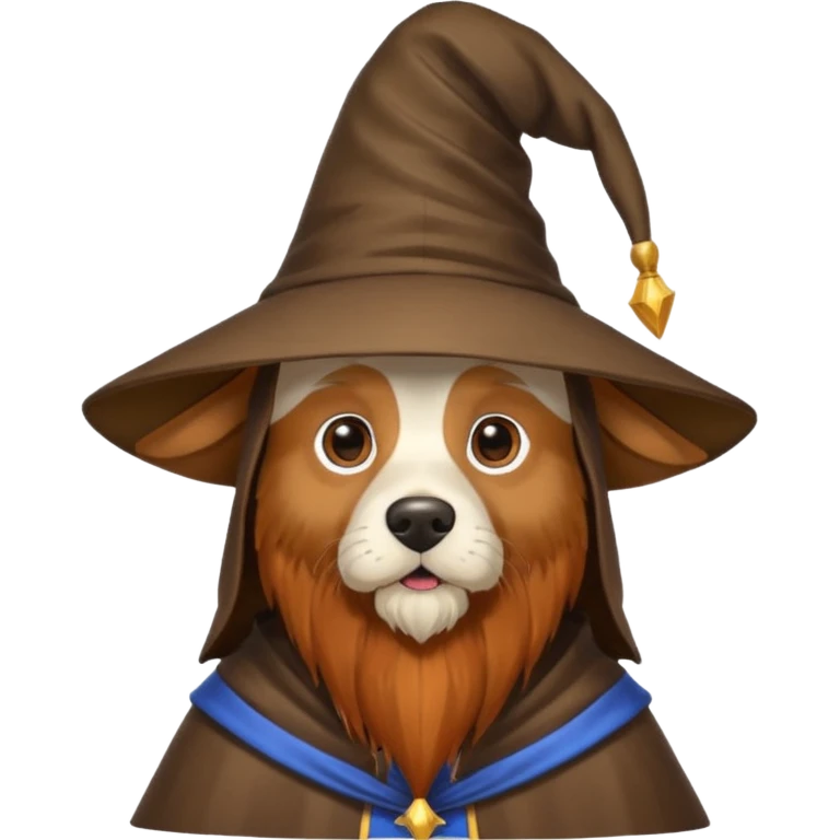 Dog wizard emoji