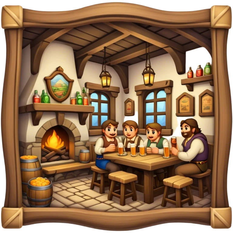 Cozy Fantasy tavern emoji