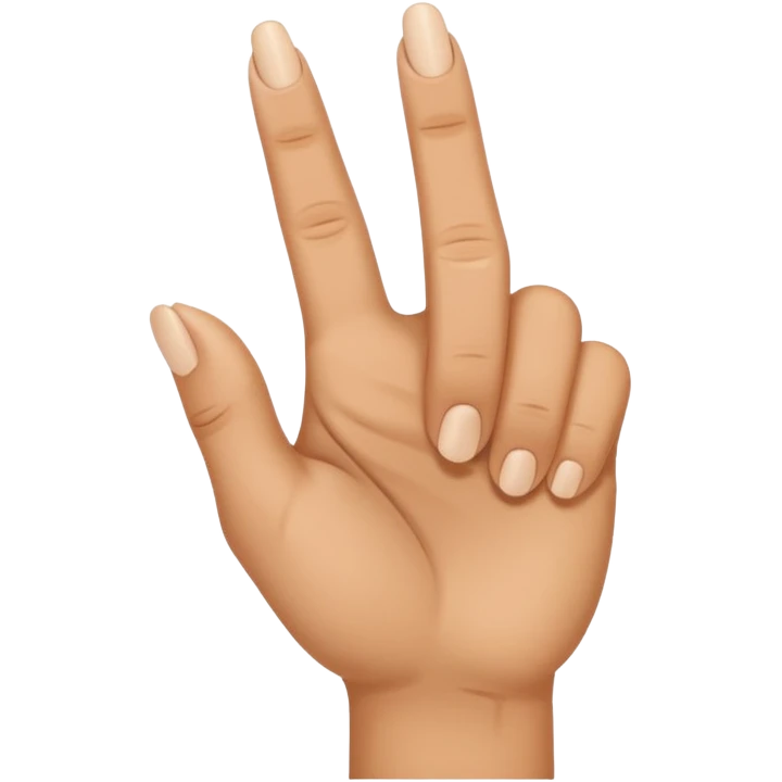 Its a meme in indai that is a hand gesture which middle finger is faced front and all finger is faced upward emoji