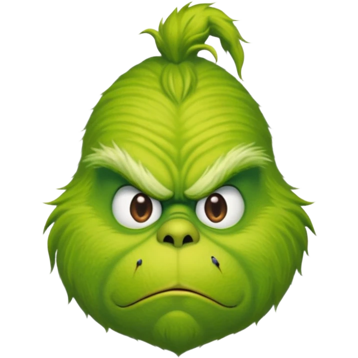 The grinch emoji
