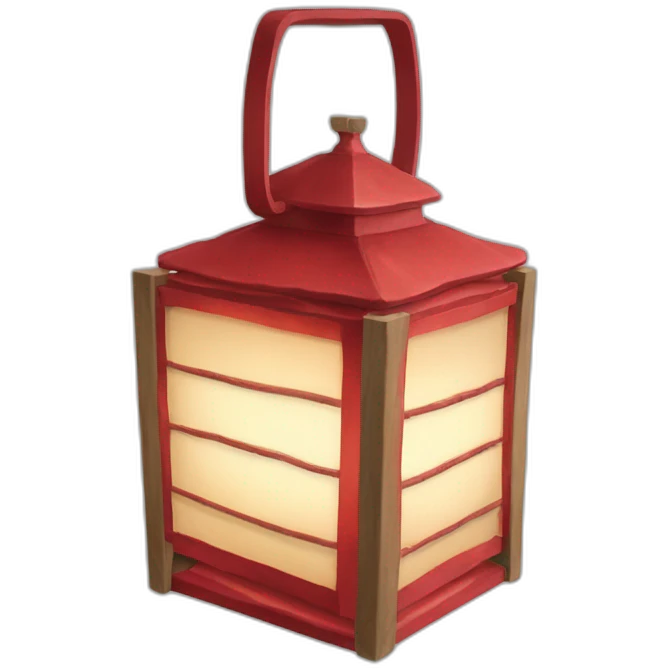 lanterne japonnaise  rouge emoji