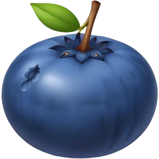 blueberry fruit emoji