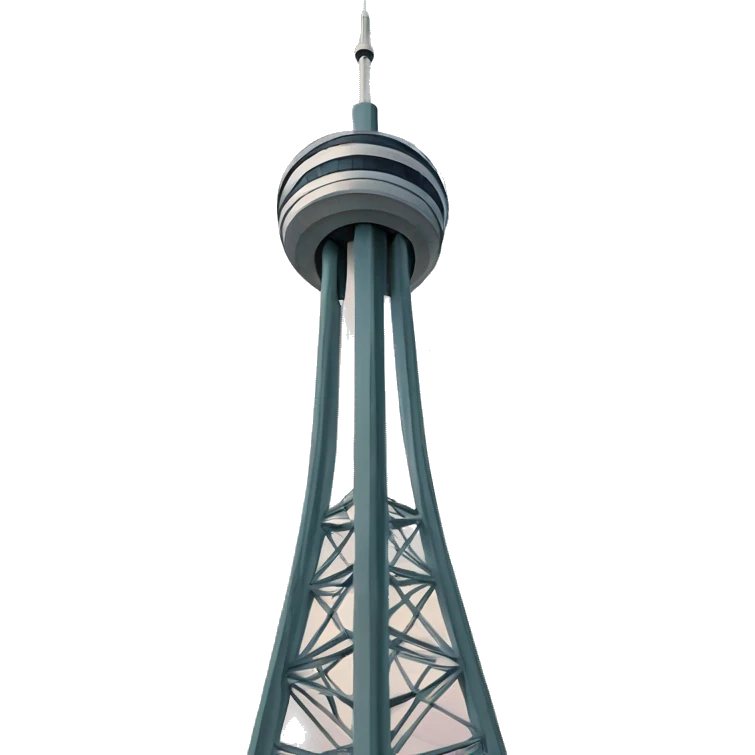 Toronto needle tower emoji