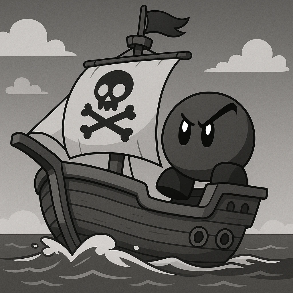pirate ship emoji