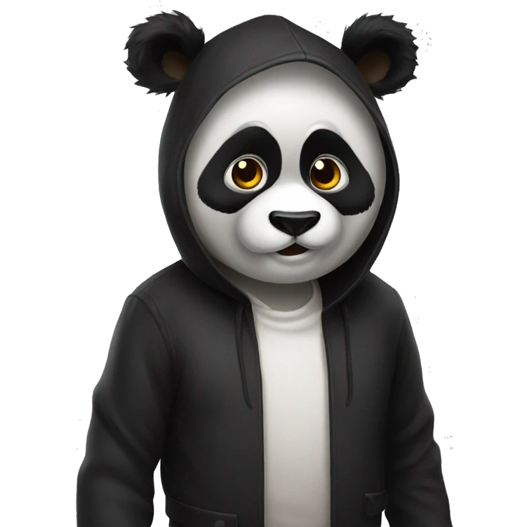 Panda Halloween emoji