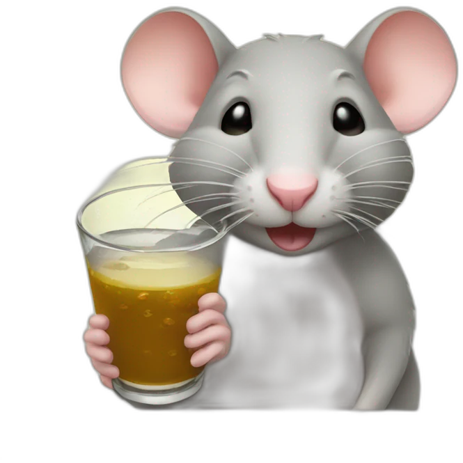 rat drinkingg emoji