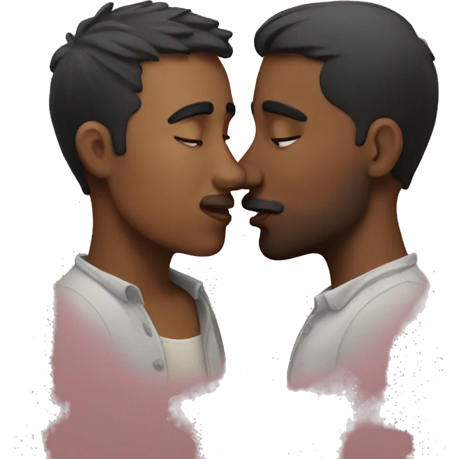 Man kiss emoji