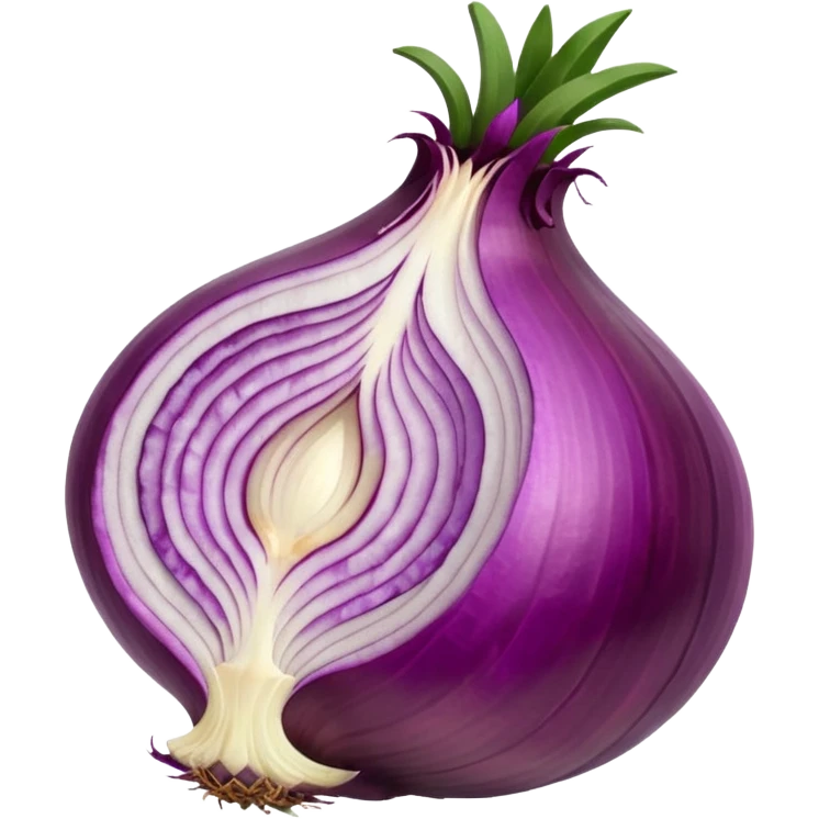 red onion with slices  emoji
