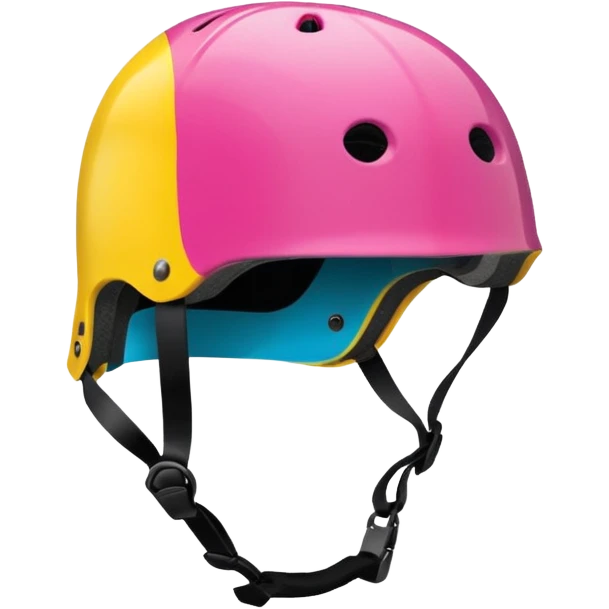 colorful sticker skater helmet emoji