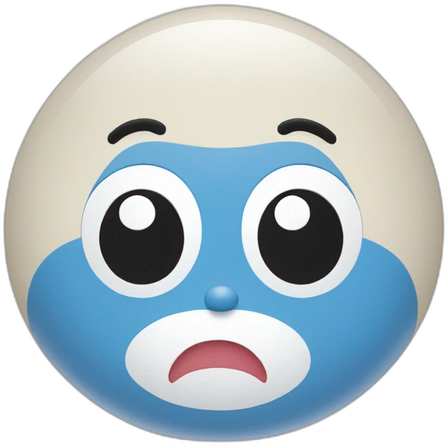 Doraemon face emoji