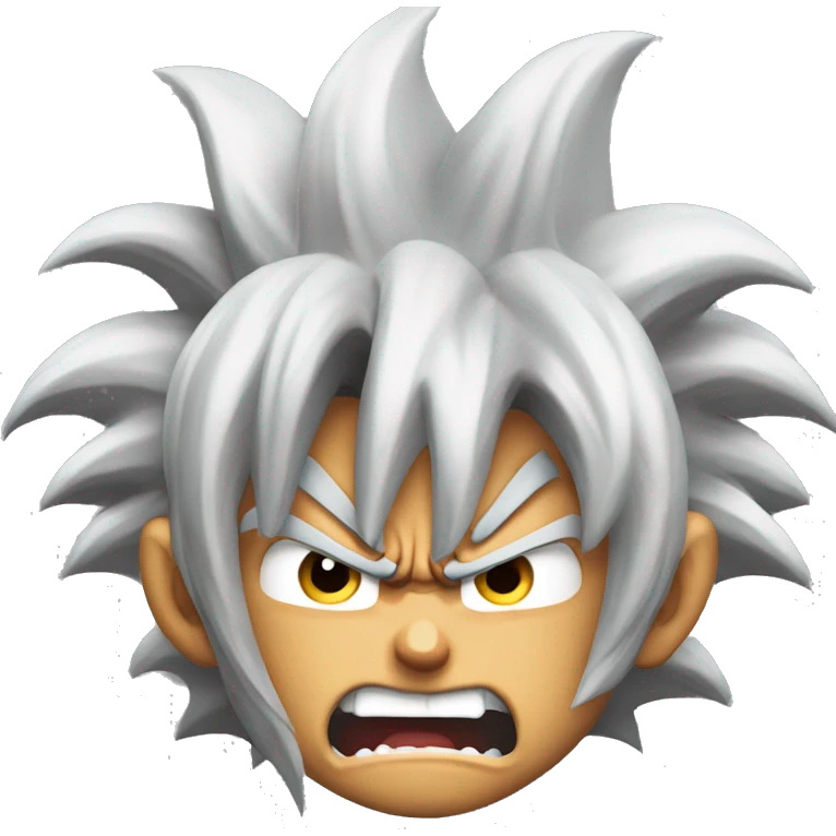 A angry goku emoji