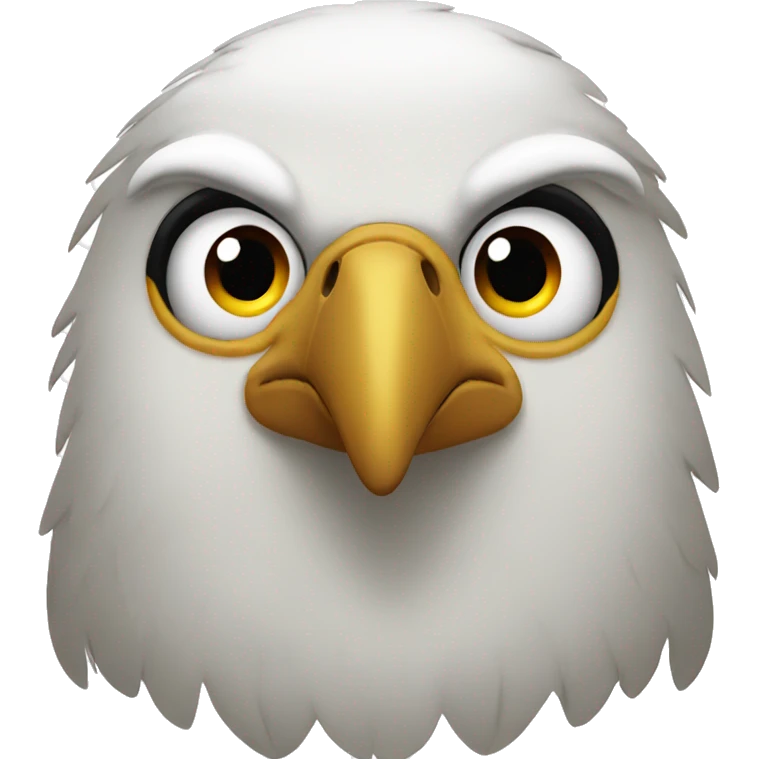 Eagle waving emoji