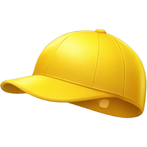 yellow Hard cap emoji