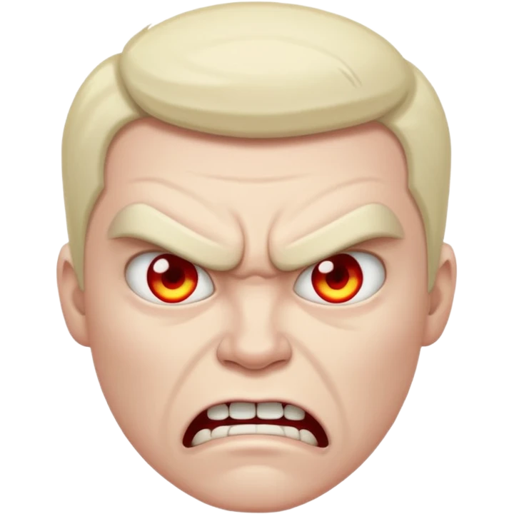 Animosity - strong hostility or ill feeling toward someone emoji