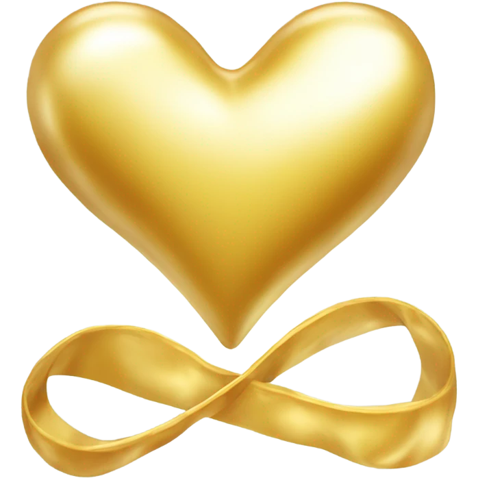 golden heart emoji