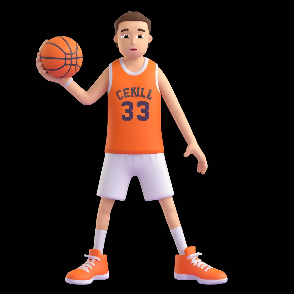 With basketball t shirt emoji