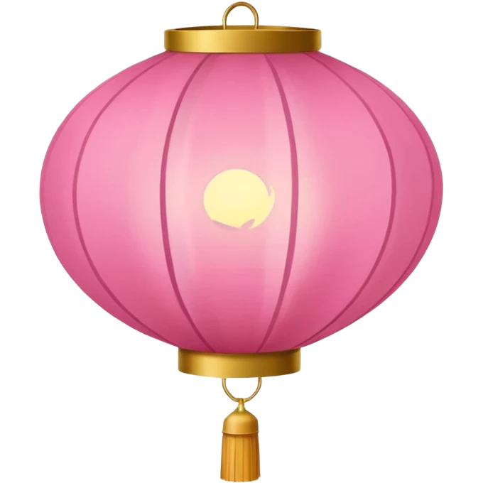 pink chinese lantern emoji