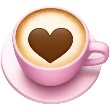 pink coffee emoji