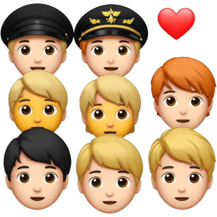Puedes crear un emoticonos del logo de BTS y el logo de ARMY  emoji
