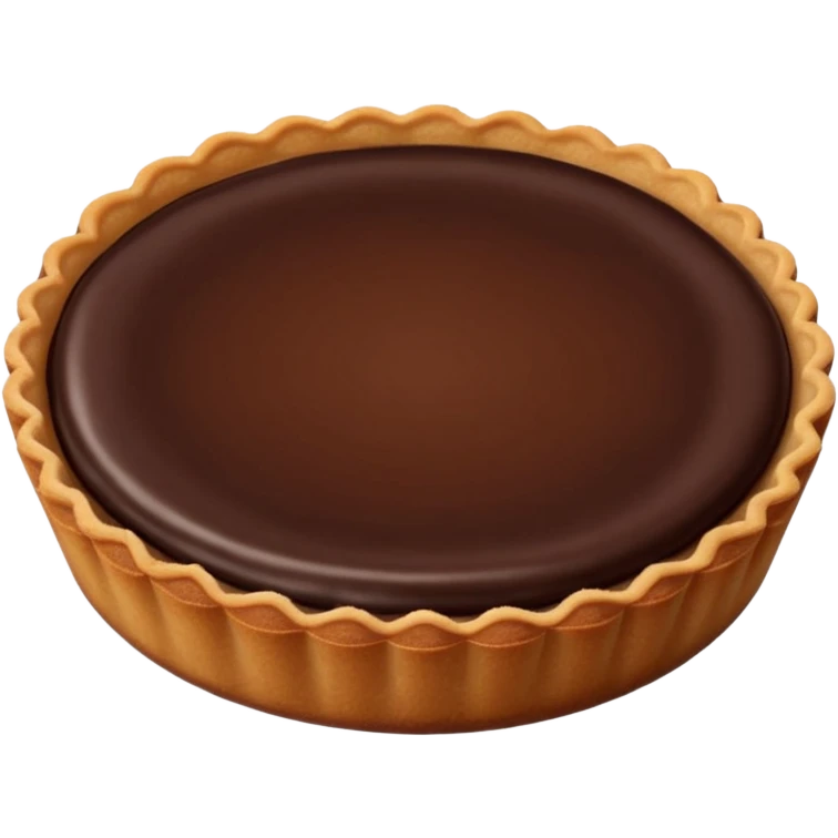 Chocolate tart emoji