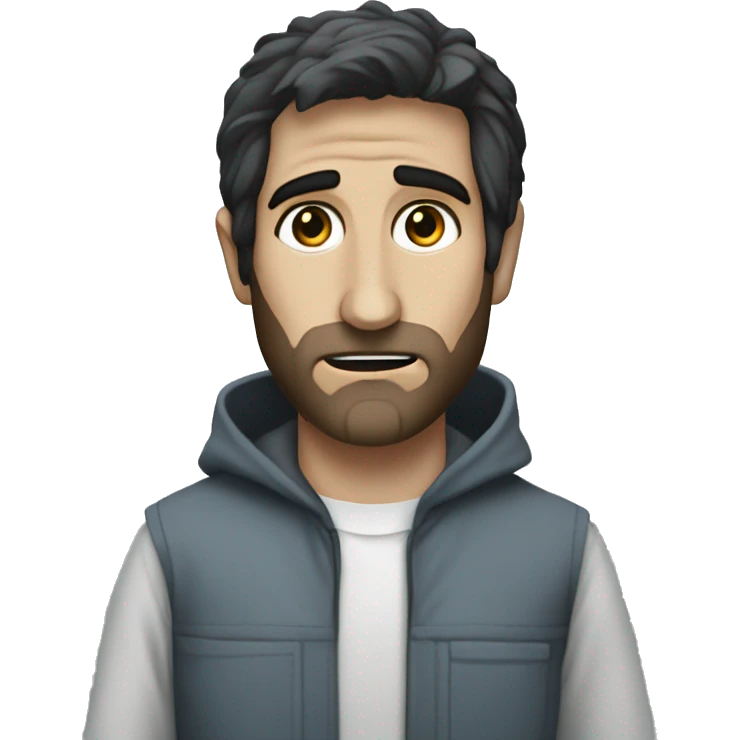 Jake Gyllenhaal as Donnie Darko in a Halloween costume emoji