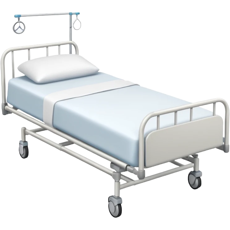 Create a hospital bed taken from a top angle emoji