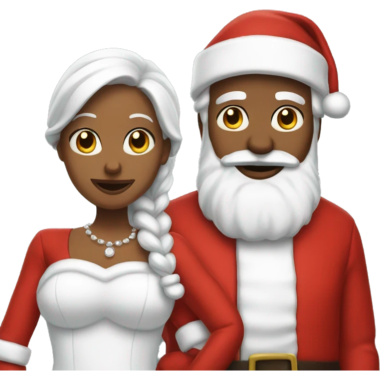 Mr and Mrs clause  emoji