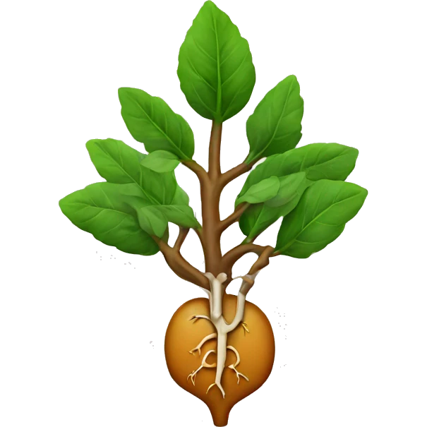 root for medicine emoji