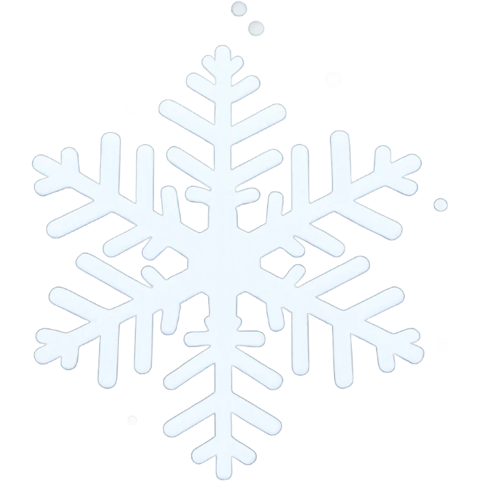 Snowing emoji