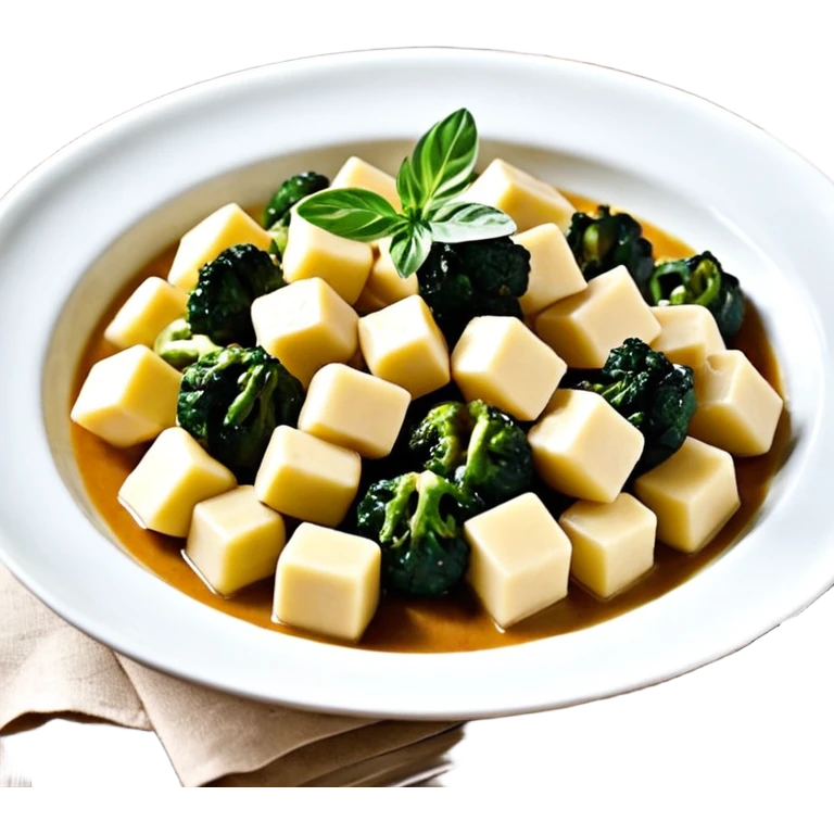 зеленый салат и орехи emoji