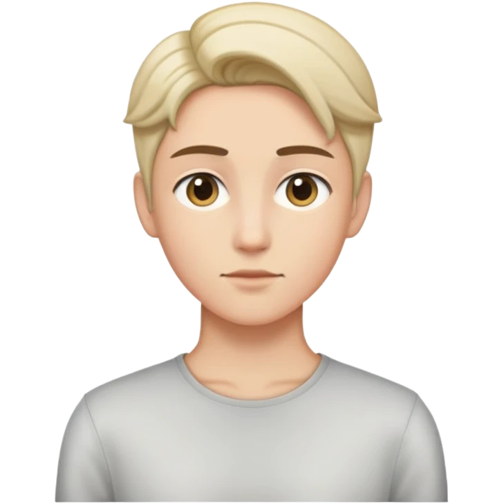 backwards facing person standing androgynous emoji