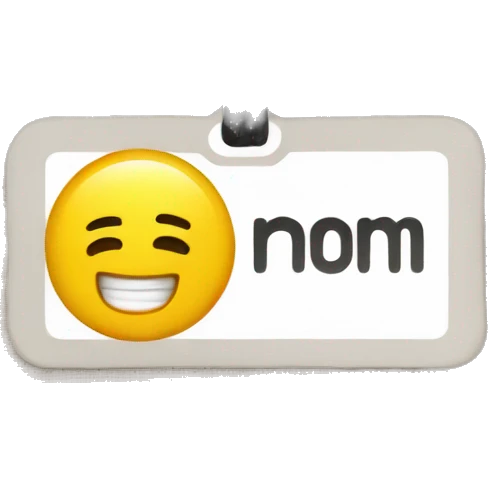 nametag emoji