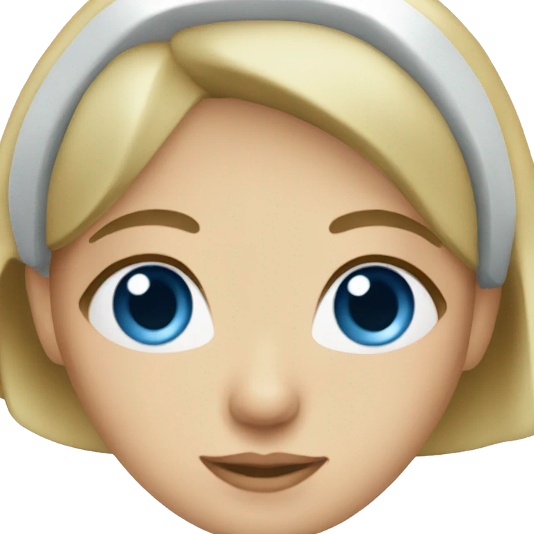 blue eyes blonde nurse  emoji