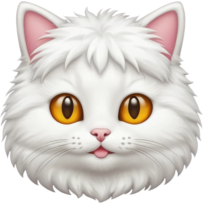 cute cat, simple and friendly style emoji
