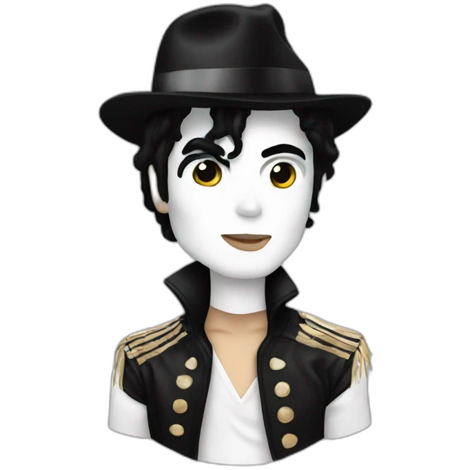 michael jackson white emoji