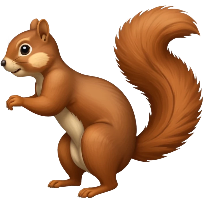 Squirrel kicking  emoji