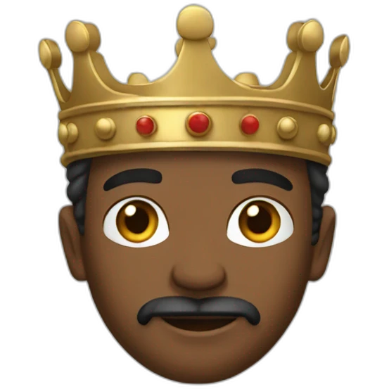 King of the French emoji