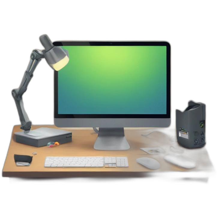 web developers desk emoji