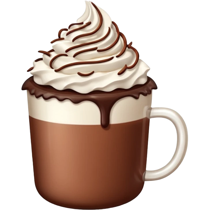 cup of hot cocoa with some toppings emoji