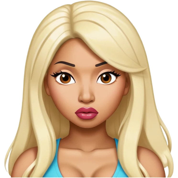 Nicki minaj stank face emoji