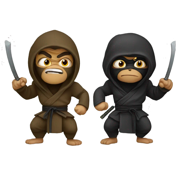 Ninja + ape emoji