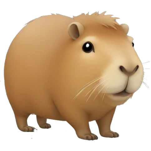 capybara and math emoji