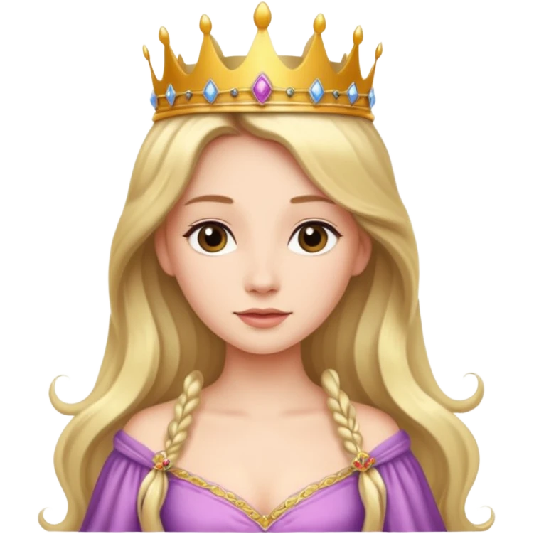 Princesa con corona emoji