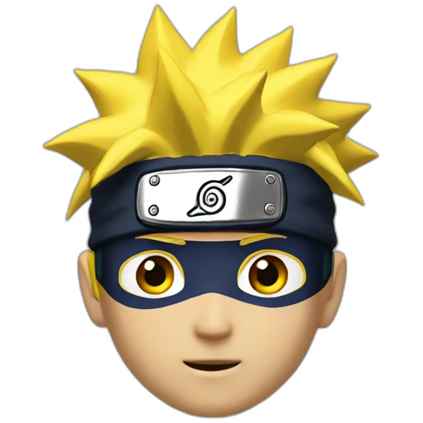 naruto cheveux jaunes emoji