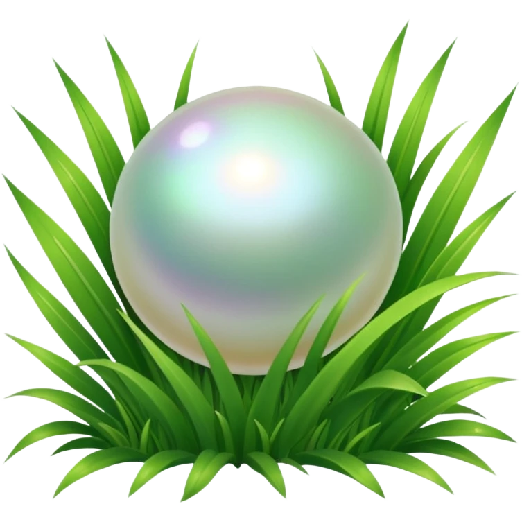 A Pearl in a Field emoji