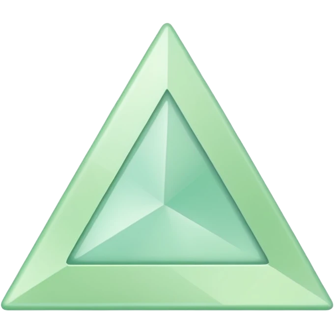 Light green triangle emoji