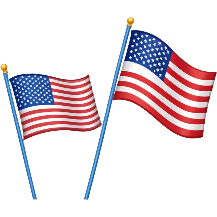 asian flag and american flag emoji emoji