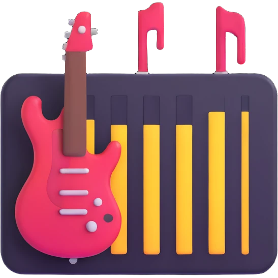 music schedule app icon emoji